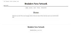 Desktop Screenshot of brainiers.com